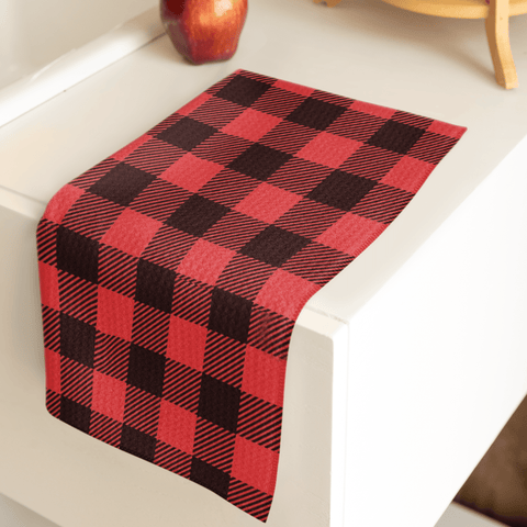 65 MCMLXV Red Buffalo Plaid Print Towel Available In 4 Sizes - 65mcmlxv