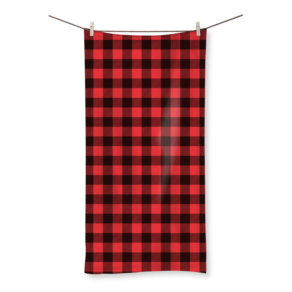 65 MCMLXV Red Buffalo Plaid Print Towel Available In 4 Sizes - 65mcmlxv