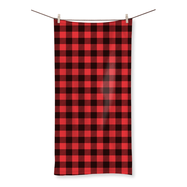 65 MCMLXV Red Buffalo Plaid Print Towel Available In 4 Sizes - 65mcmlxv