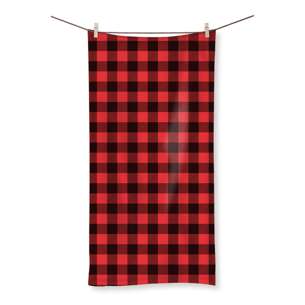 65 MCMLXV Red Buffalo Plaid Print Towel Available In 4 Sizes - 65mcmlxv