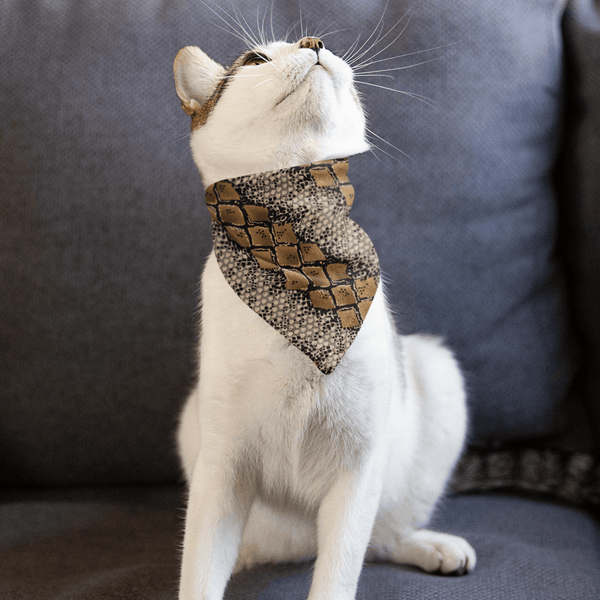 65 MCMLXV Snakeskin Print Pet Bandana - 65mcmlxv
