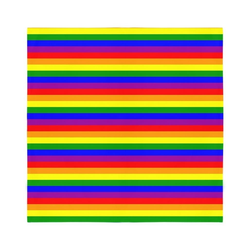 65 MCMLXV Unisex LGBT Gay Pride Rainbow Flag Stripe Print Bandana Handkerchief - 65mcmlxv