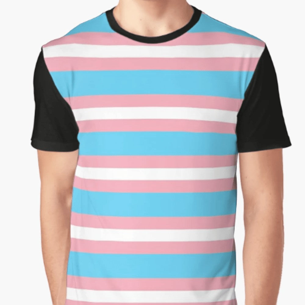 65 MCMLXV Unisex LGBT Transgender Pride Flag Panel T-Shirt - 65mcmlxv