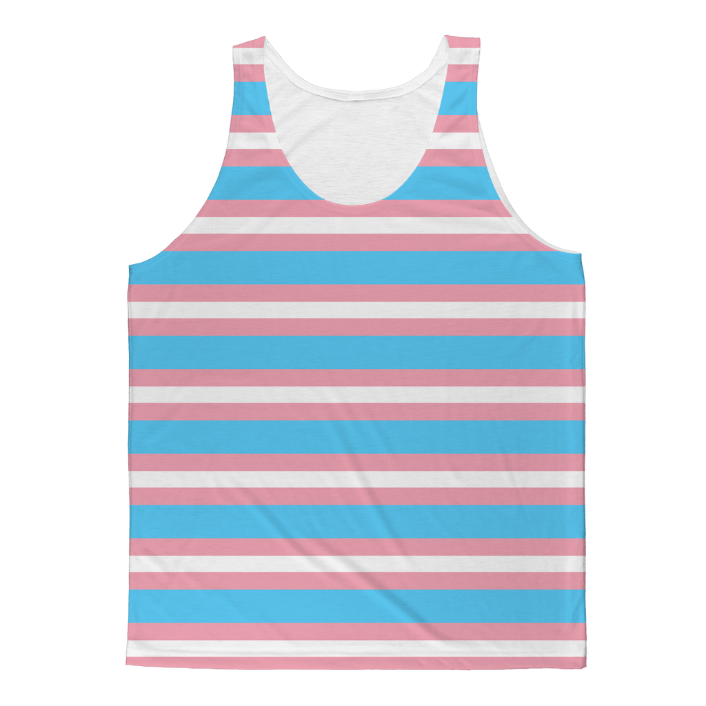 65 MCMLXV Unisex LGBT Transgender Pride Flag Tank Top - 65mcmlxv