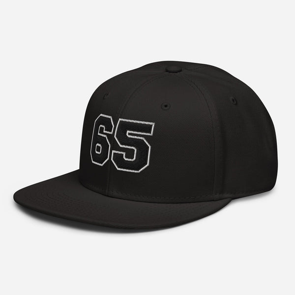 65 MCMLXV Varsity 65 Logo 6 Panel 3 - D Puff Embroidered Cap - 65mcmlxv