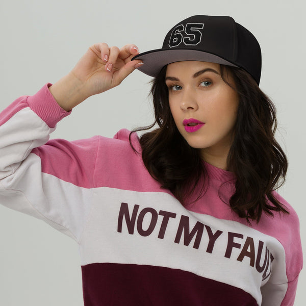 65 MCMLXV Varsity 65 Logo 6 Panel 3 - D Puff Embroidered Cap - 65mcmlxv