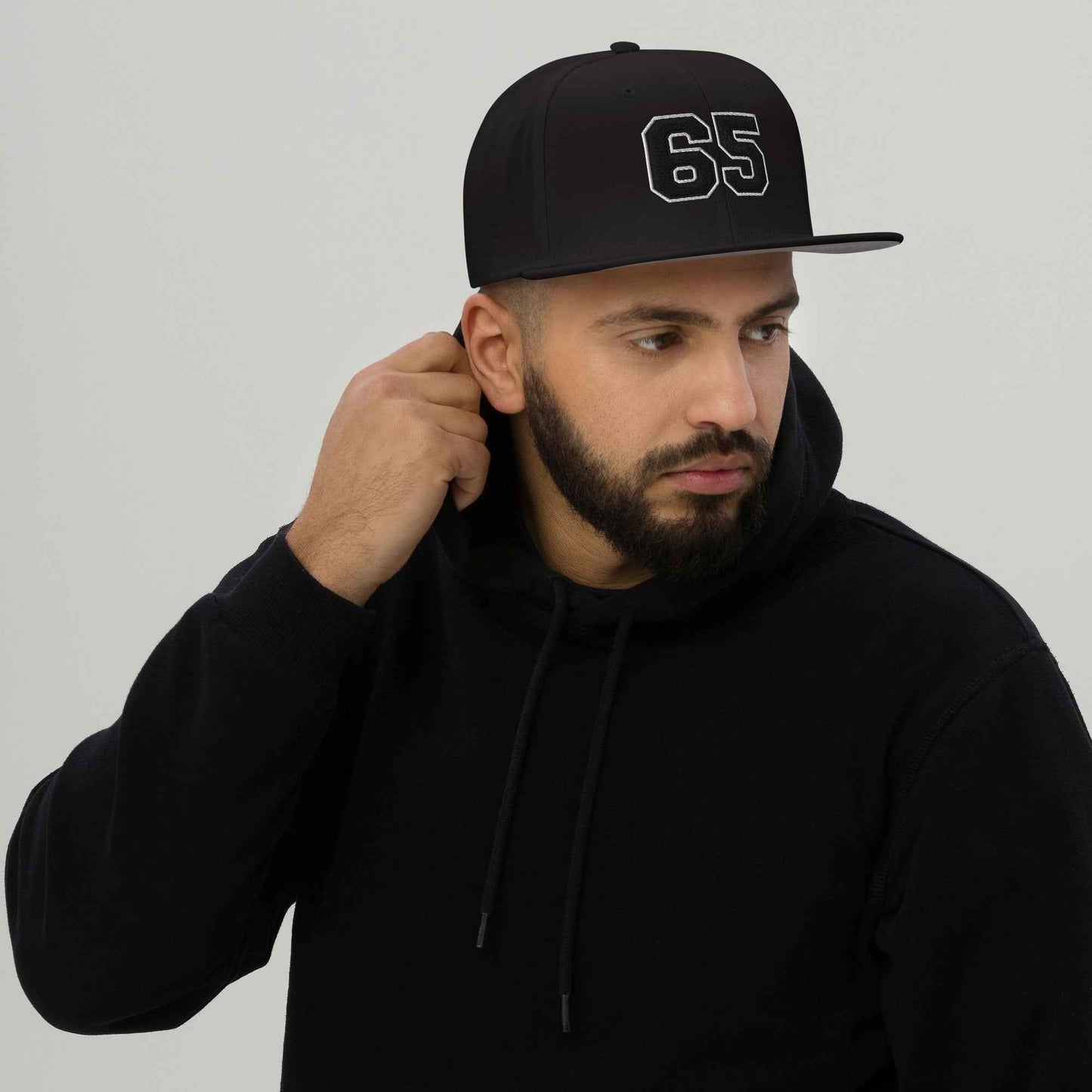 65 MCMLXV Varsity 65 Logo 6 Panel 3-D Puff Embroidered Cap
