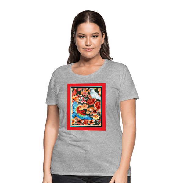 65 MCMLXV Women’s Birds of Paradise Premium Graphic T-Shirt - 65mcmlxv