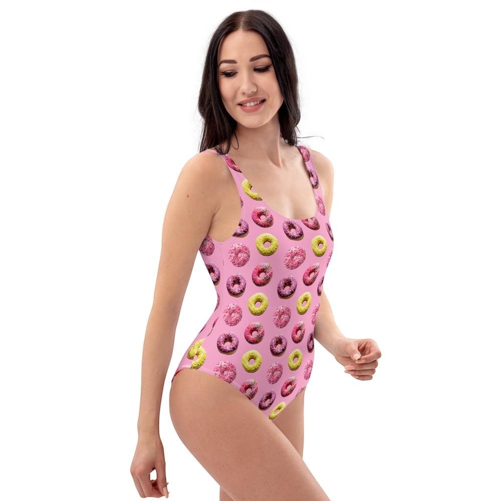 65 MCMLXV Women's Doughnut Toss Print 1 Piece Swimsuit - 65mcmlxv