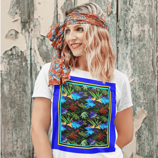 65 MCMLXV Women’s Exotic Tropical Premium Graphic T-Shirt - 65mcmlxv