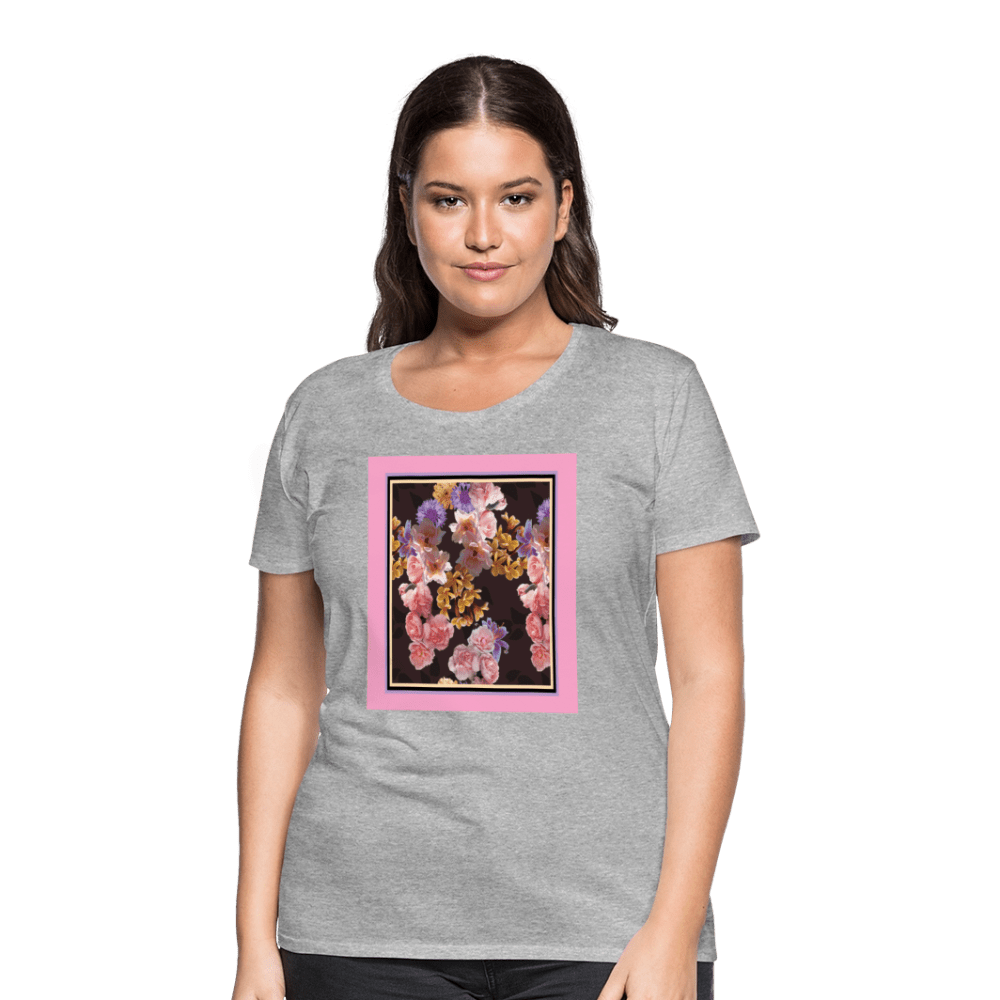 65 MCMLXV Women’s Floral Bouquet Premium Graphic T-Shirt - 65mcmlxv