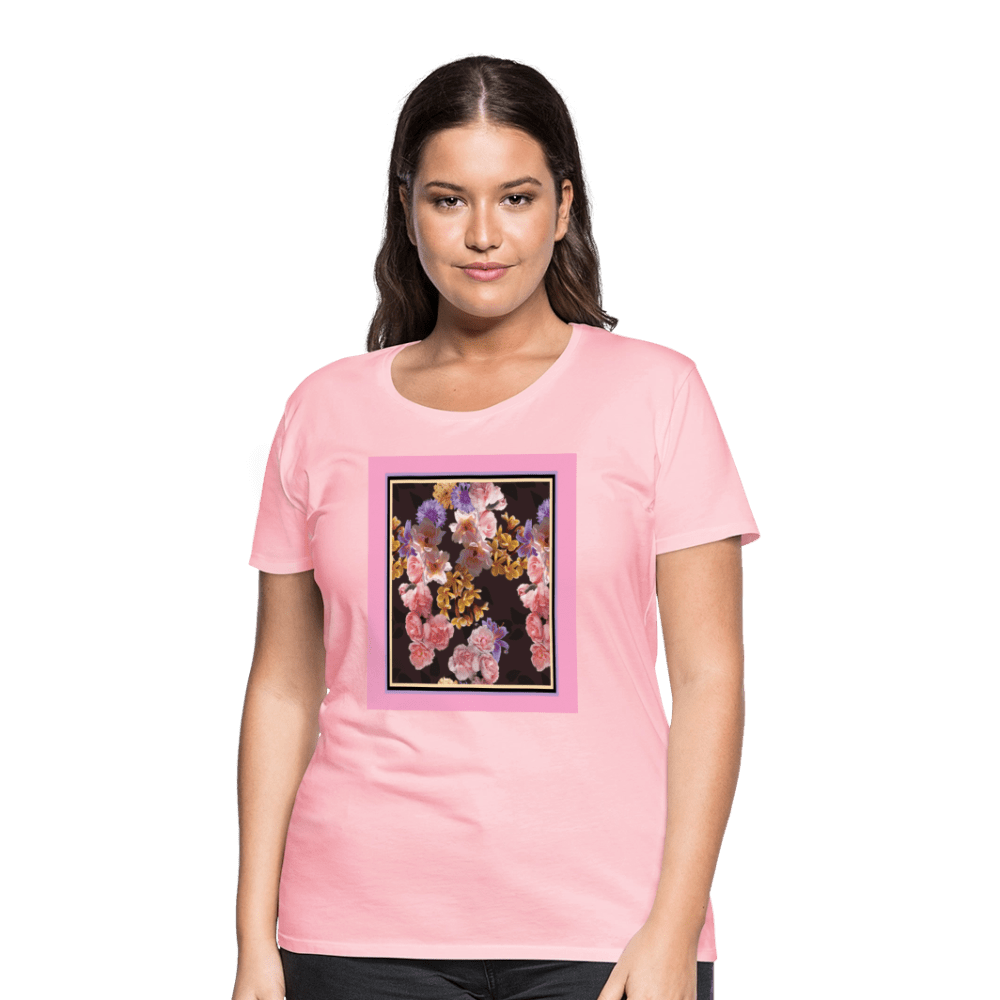 65 MCMLXV Women’s Floral Bouquet Premium Graphic T-Shirt - 65mcmlxv