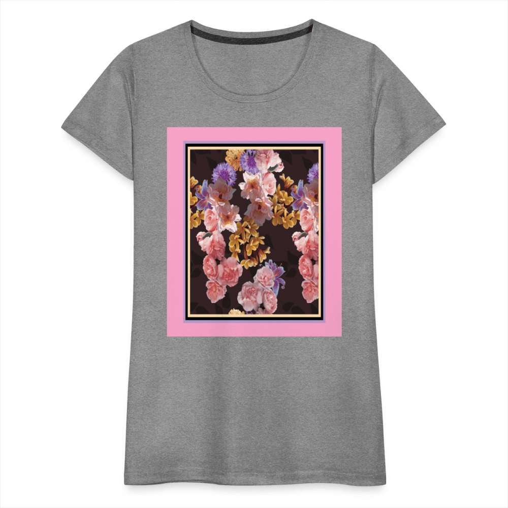 65 MCMLXV Women’s Floral Bouquet Premium Graphic T-Shirt - 65mcmlxv