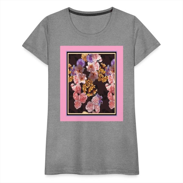 65 MCMLXV Women’s Floral Bouquet Premium Graphic T-Shirt - 65mcmlxv