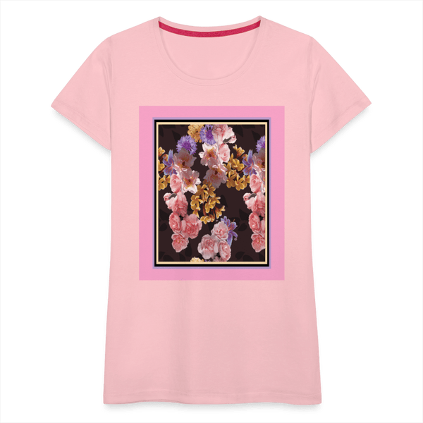 65 MCMLXV Women’s Floral Bouquet Premium Graphic T-Shirt - 65mcmlxv