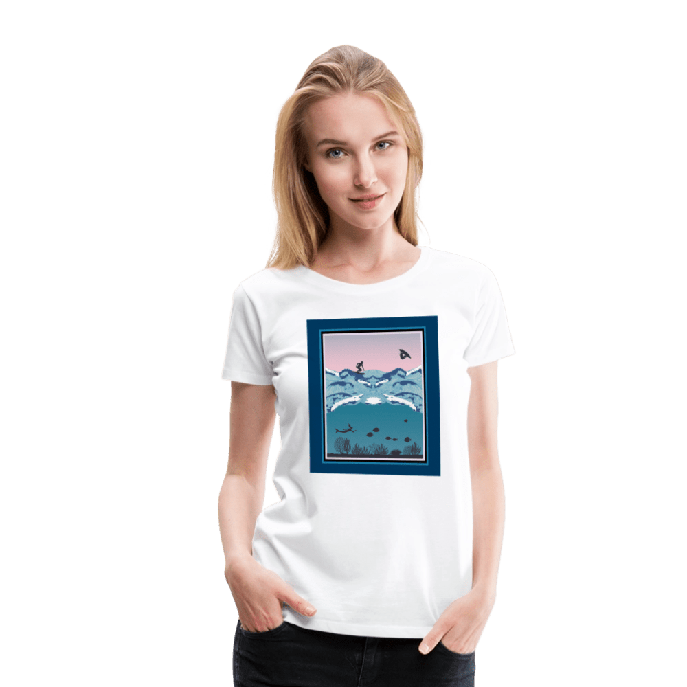 65 MCMLXV Women’s Ipanema Surf Premium T-Shirt - 65mcmlxv