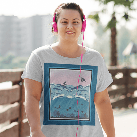 65 MCMLXV Women’s Ipanema Surf Premium T-Shirt - 65mcmlxv