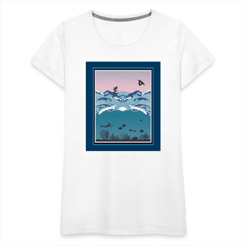 65 MCMLXV Women’s Ipanema Surf Premium T-Shirt - 65mcmlxv