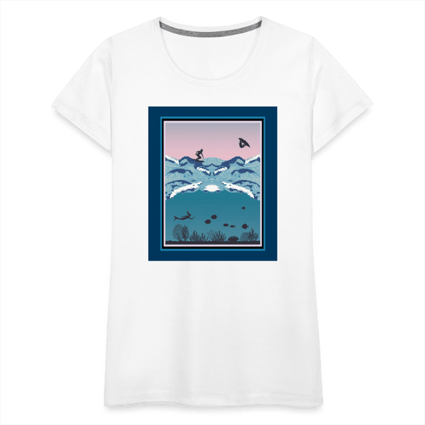 65 MCMLXV Women’s Ipanema Surf Premium T-Shirt - 65mcmlxv