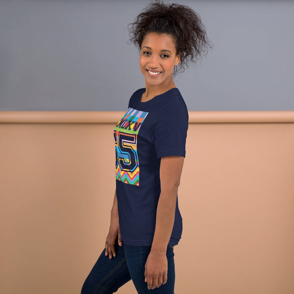 65 MCMLXV Women's Multi - Color TV Screen Test Graphic T-Shirt - 65mcmlxv