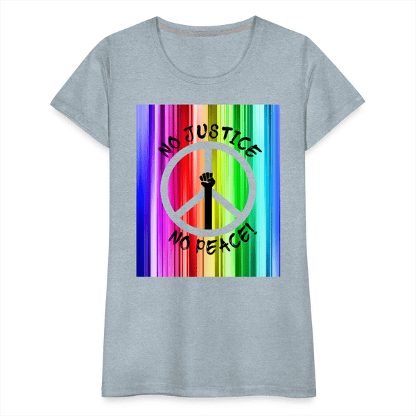 65 MCMLXV Women’s No Justice No Peace Premium Graphic T-Shirt - 65mcmlxv