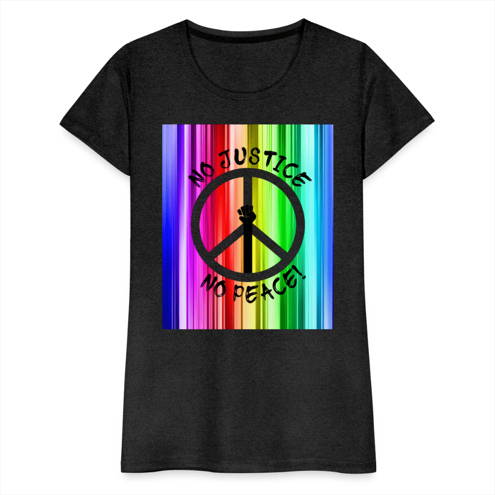 65 MCMLXV Women’s No Justice No Peace Premium Graphic T-Shirt - 65mcmlxv