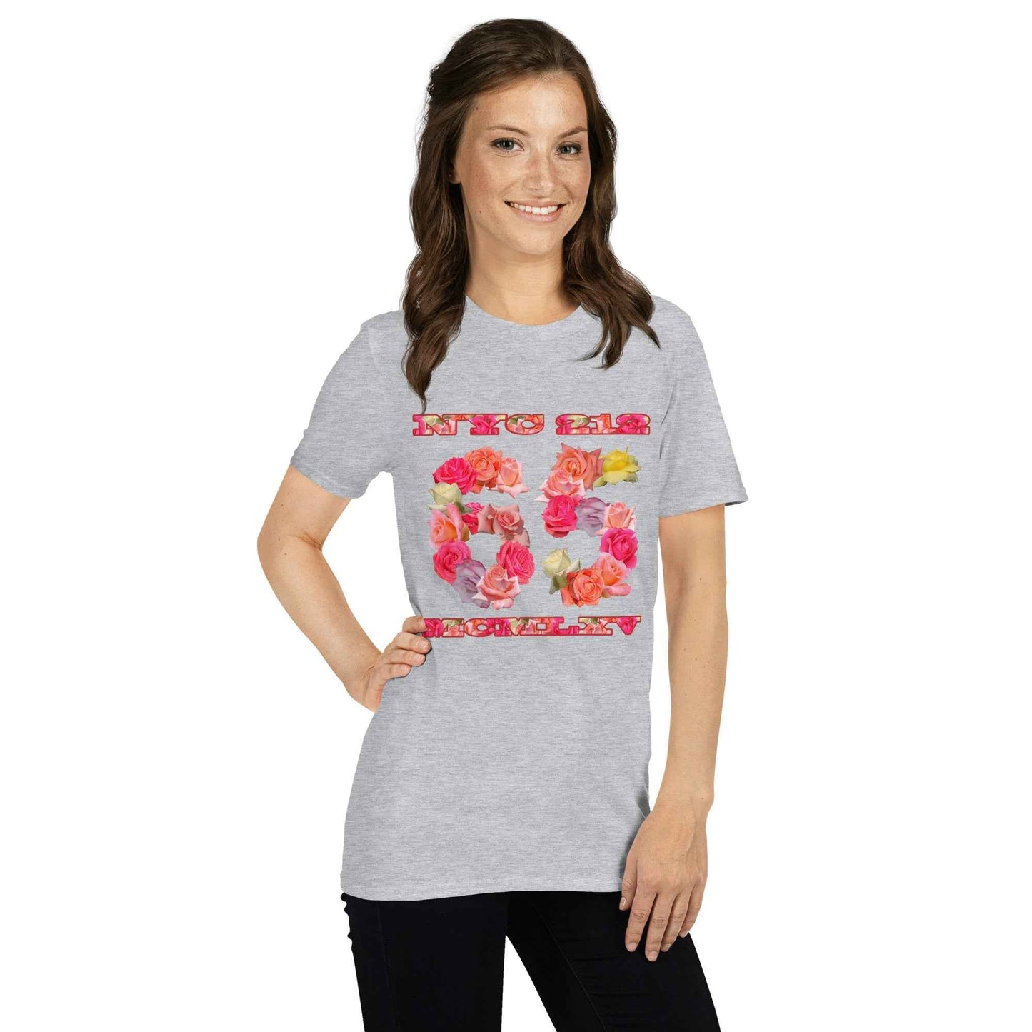 65 MCMLXV Women's NYC Roses Graphic T-Shirt