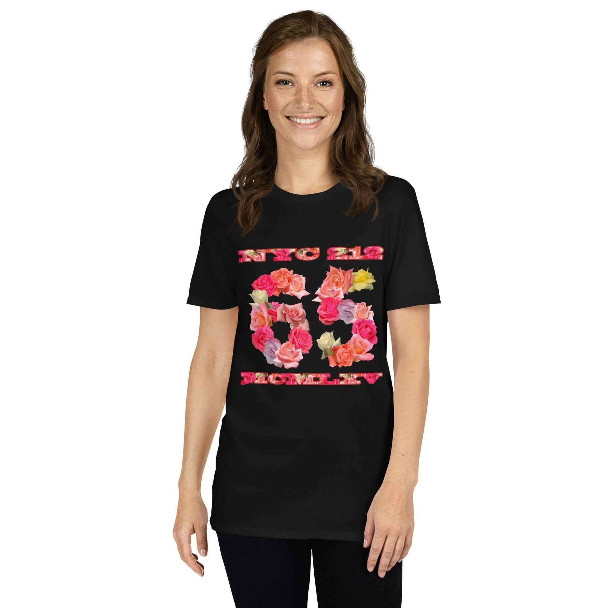 65 MCMLXV Women's NYC Roses Graphic T-Shirt