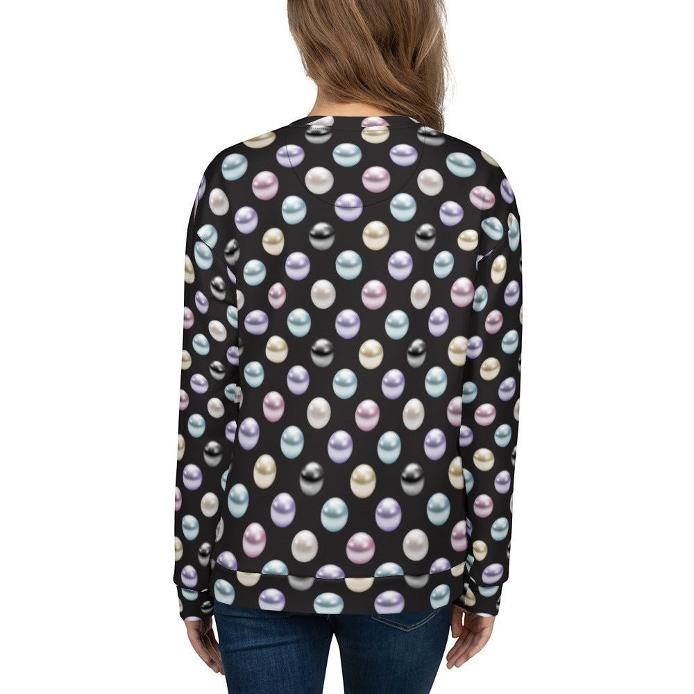 65 MCMLXV Women's Pearl Polka Dot Print Fleece Sweatshirt - 65mcmlxv