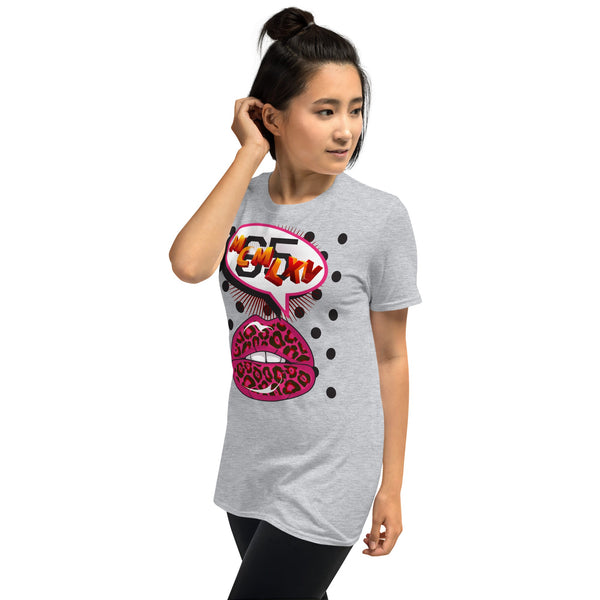 65 MCMLXV Women's Pop Art Lips Graphic T-Shirt - 65mcmlxv