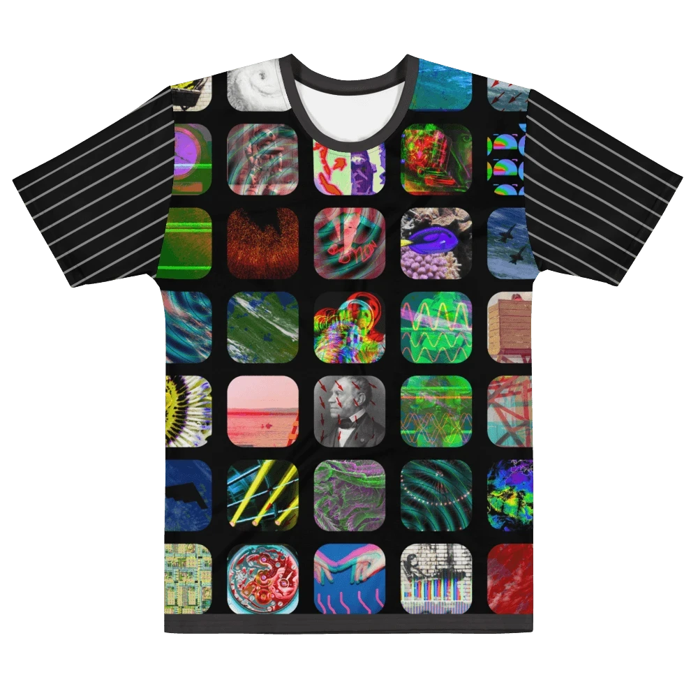 65 MCMLXV Men's Digital Overload Print T-Shirt