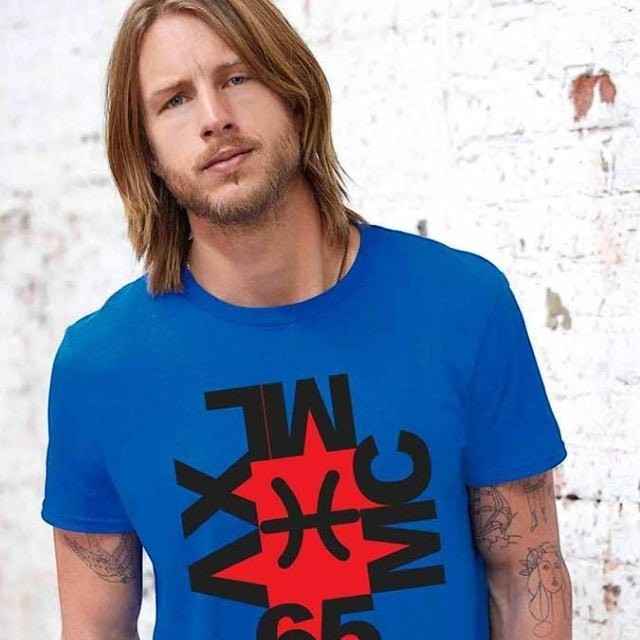 65 MCMLXV Men's Modern Art Graphic Logo T-Shirt