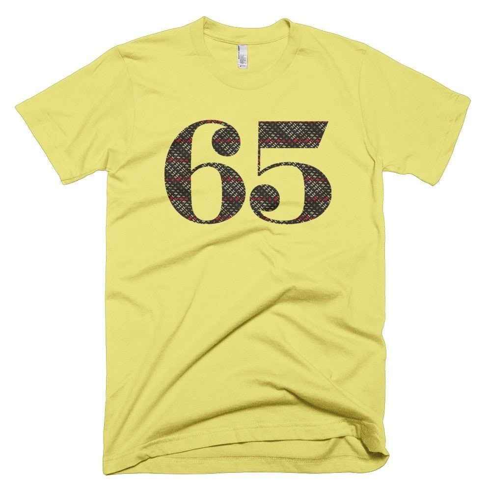 65 MCMLXV Men's 65 Logo Typography Graphic T-Shirt