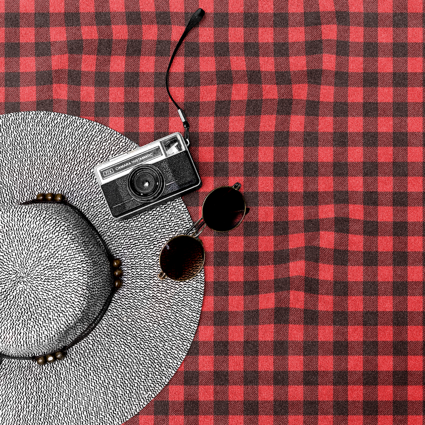 65 MCMLXV Red Buffalo Plaid Print Towel Available In 4 Sizes