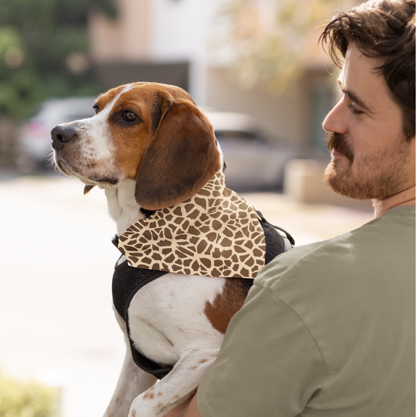 65 MCMLXV Giraffe Print Pet Bandana