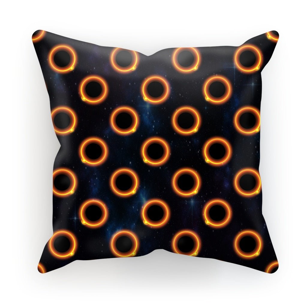 65 MCMLXV Black Solar Eclipse Polka Dot Pattern Cushion Cover/Pillow Case - 65mcmlxv
