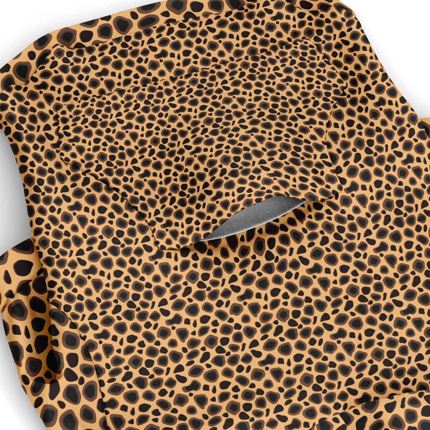 65 MCMLXV Cheetah Print Dog Zip Hoodie - 65mcmlxv