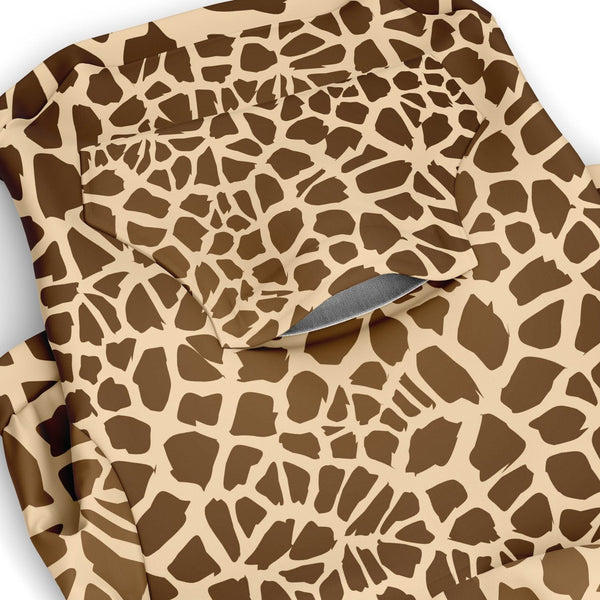 65 MCMLXV Giraffe Print Dog Zip Hoodie - 65mcmlxv