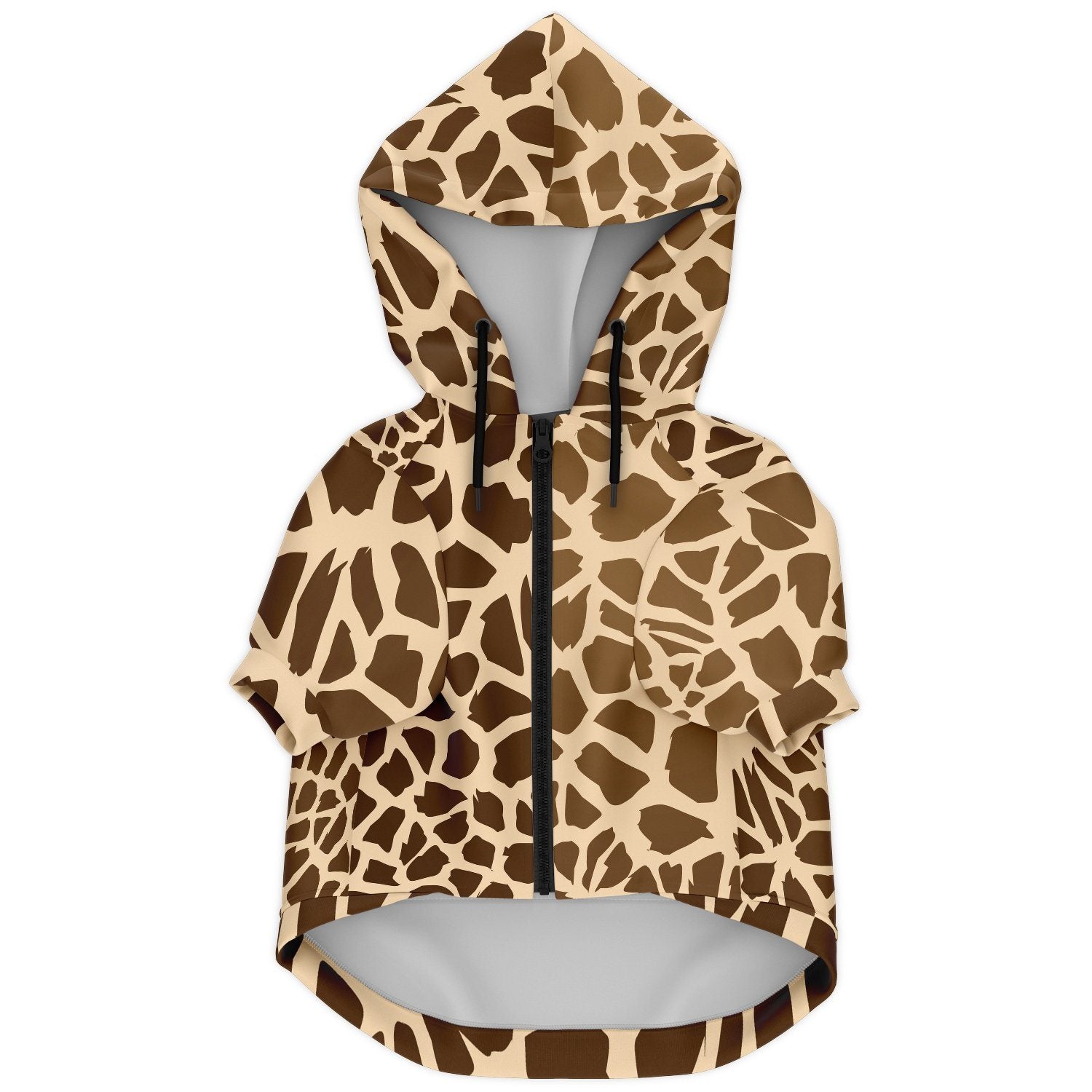 65 MCMLXV Giraffe Print Dog Zip Hoodie - 65mcmlxv