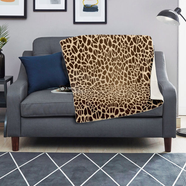 65 MCMLXV Giraffe Print Microfleece Blanket - 65mcmlxv