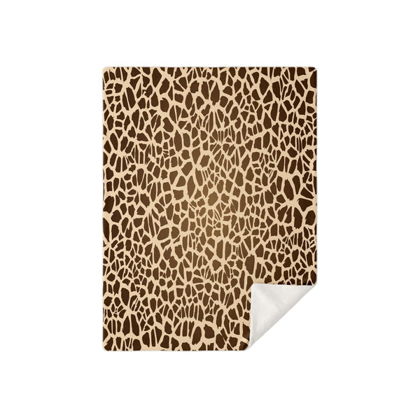 65 MCMLXV Giraffe Print Microfleece Blanket - 65mcmlxv