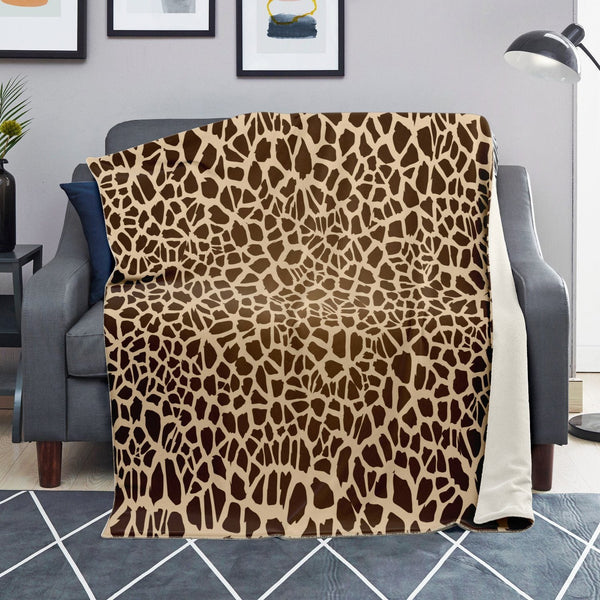 65 MCMLXV Giraffe Print Microfleece Blanket - 65mcmlxv