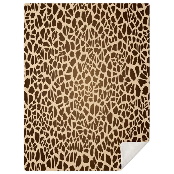 65 MCMLXV Giraffe Print Microfleece Blanket - 65mcmlxv