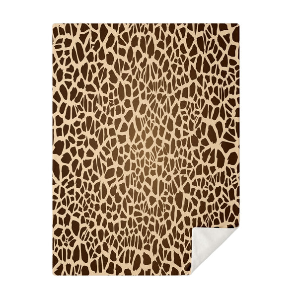 65 MCMLXV Giraffe Print Microfleece Blanket - 65mcmlxv
