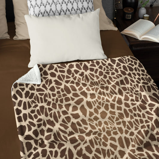 65 MCMLXV Giraffe Print Microfleece Blanket - 65mcmlxv