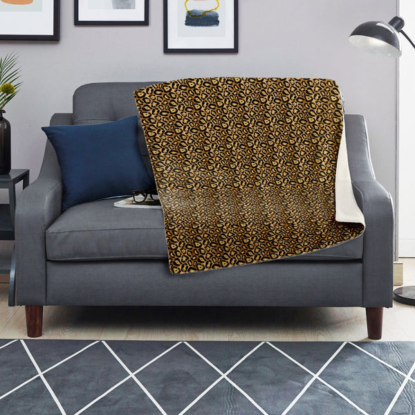65 MCMLXV Jaguar Print Microfleece Blanket - 65mcmlxv