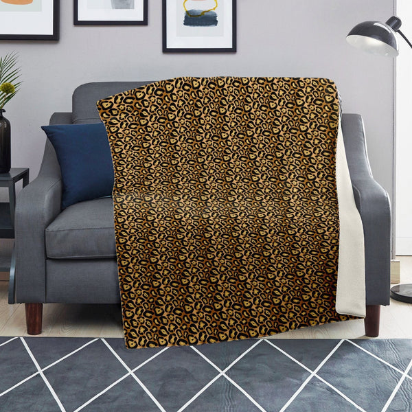 65 MCMLXV Jaguar Print Microfleece Blanket - 65mcmlxv