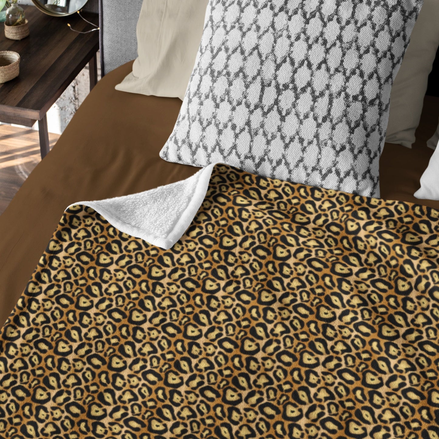 65 MCMLXV Jaguar Print Microfleece Blanket - 65mcmlxv