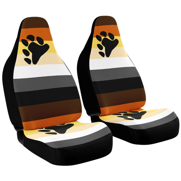 65 MCMLXV LGBT Bear Pride Flag print Car Seat Cover - 65mcmlxv