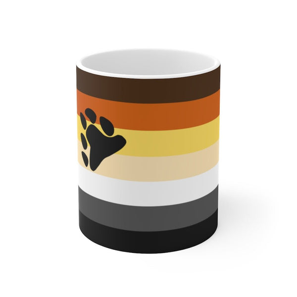 65 MCMLXV LGBT Bear Pride Flag Print Ceramic Mug 11oz - 65mcmlxv
